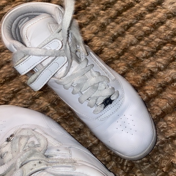 Reebok White High-Top Sneakers - Picture 3 of 6